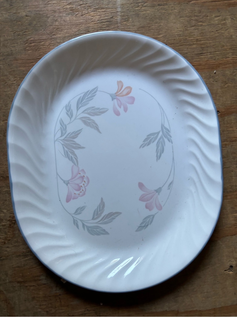 Corelle Pink Trio Serving Platter